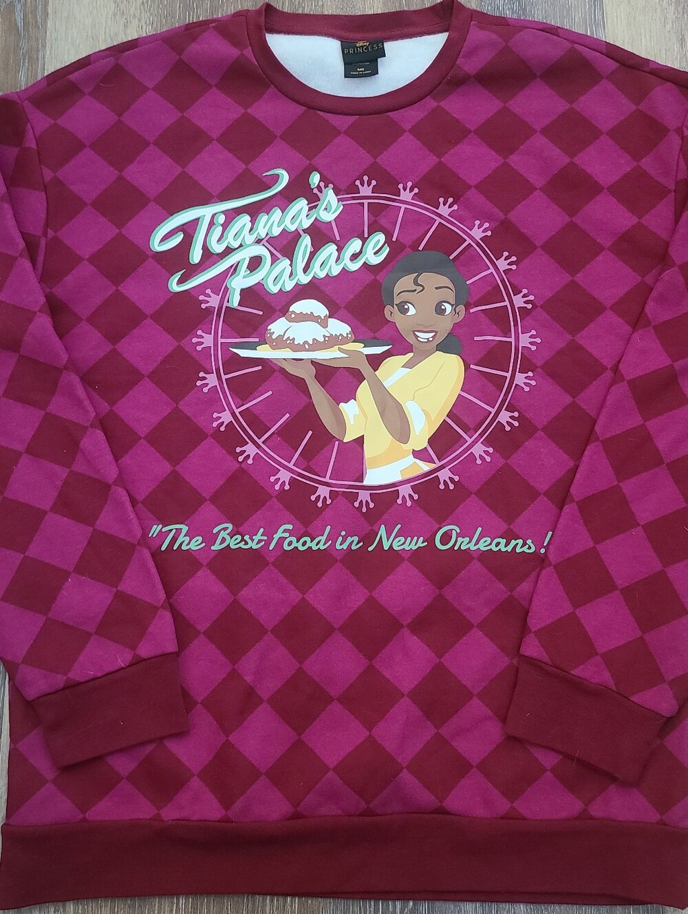Disney Princess Tiana Sweatshirt Womens MED